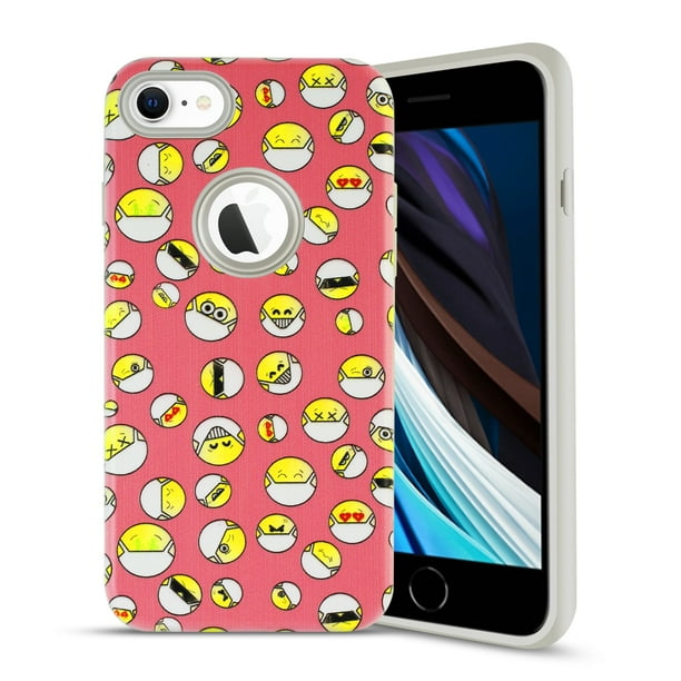 Reiko Wireless Apple Iphone 7 8 Se2 Faces With Mask Design Case Walmart Com Walmart Com