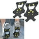 thumbnail image 5 of Puños con púas para nieve, un par de puños con púas para hielo para exteriores de 10 clavos, cubiertas para zapatos de hielo muy versátiles, 5 of 9