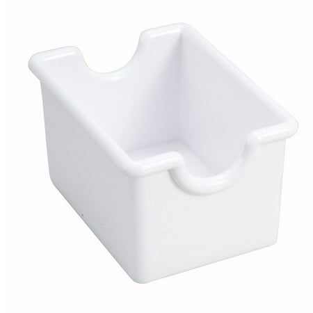 

Winco PPH-1W White Plastic Sugar Packet Holder - 1 doz
