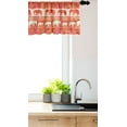 thumbnail image 3 of Ambesonne Oriental Window Valance, s Motifs, 42" x 18", Dark Coral Vermilion, 3 of 3
