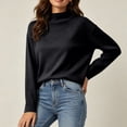 thumbnail image 4 of Bixock Women's Maternity Tops Long Sleeve Casual Pregnant Tops Crew Neck Soft Breathable Maternity Shirts Comfortable Maternity Clothings, 4 of 7