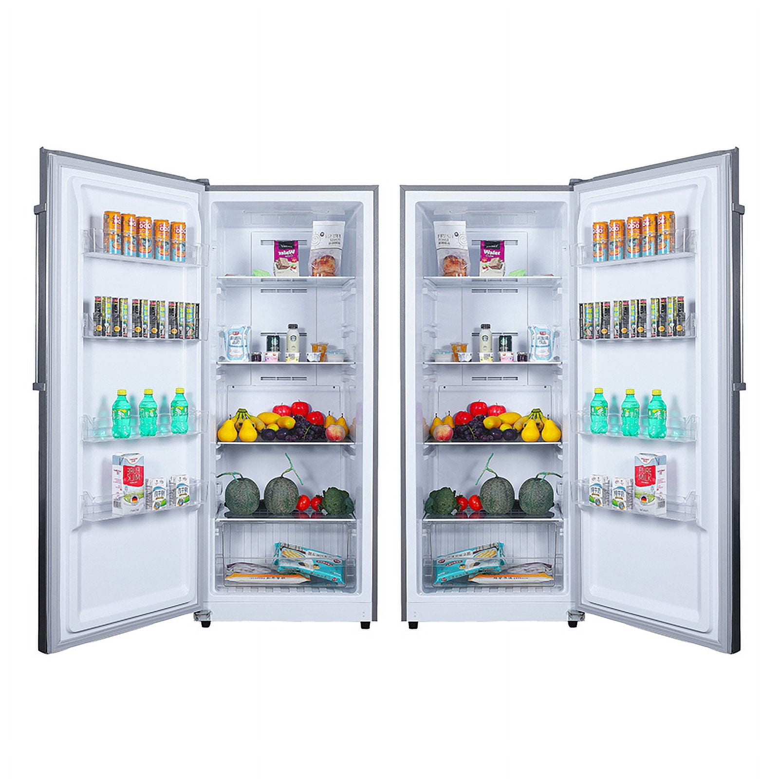 Conserv 14 Cu.ft Garage Ready Convertible Upright Freezer/Refrigerator, Stainless Steel
