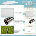 thumbnail image 3 of Erinnyees 20x50ft Party Tent, Heavy Duty Canopy Tent with Carry Bags, PVC Fire Retardant Outdoor Canopies for 180 People, Events, Weddings, 3 of 7