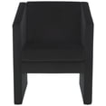 thumbnail image 6 of SAFAVIEH Ylva Modern Style Accent Chair, Black Velvet, 6 of 13