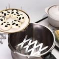 thumbnail image 6 of MERILER Stainless Steel Telescopic Rack - Folding Kitchen Dish Rack | Multi Purpose Pot Lid Organizer and Steam Rack | Expandable and Portable Kitchen Shelf, 6 of 6