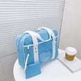 thumbnail image 3 of Bolso de Hombro Kuymtek para Mujeres Lindas Transparente Amor Lona Gran Capacidad, 3 of 9