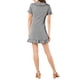 thumbnail image 4 of INSPIRE CHIC Vestido Casual de Cuello Peter Pan con Volantes para Mujer S Negro, 4 of 6