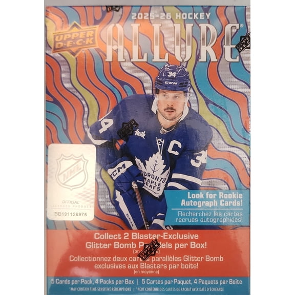 2025-26 UPPER DECK ALLURE HOCKEY VALUE BOX