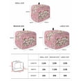 thumbnail image 2 of Pink Orchid Flowers Toaster Cover 4 Slice, Large Kitchen Appliance Covers, Vintage Floral Leaves Plants Spring Toaster Oven Cover with Loop, Bread Machine Cover Polyester Dust Cover Protection, 2 of 4