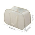 thumbnail image 3 of Large Foldable Laundry Basket with Shoulder Strap | Breathable Mesh Storage Hamper | 26.77x17.7x12.20 Inches | Collapsible Clothes Bin for Bedroom & Laundry Room, 3 of 6