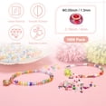 thumbnail image 2 of Uxcell 1000-Pack Cuentas de Semillas de Vidrio, 4x3mm/0.16x0.12 Pulgadas Cuentas de Bugle de Vidrio Mini para DIY Aretes/ Collares/Pulseras/ Fabricación de Joyas [Rojo], 2 of 6