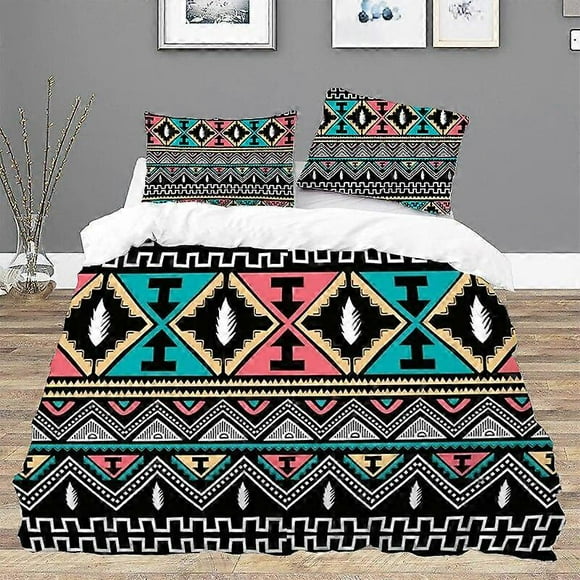 f1006 Bed Sheets Aztec Comforter Sets Twin Size Bedding Set Duvet Cover Queen Bed Linen Sets Double Sheets Home Textile GardenBed Sheets Rt1006(220x240cm 94x102in)