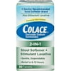 Colace 2-in-1 Stool Softener and Stimulant Laxative 30 ea (Pack of 2)