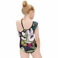 thumbnail image 4 of Cartoon Invader Zim One-Piece Swimsuit for Girls Adjustable One Shoulder Ruffled Swimwear Summer Beach Kids Bathing Suits Sizes 6-12Y, 4 of 7