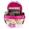 thumbnail image 2 of 17 Inch Fun Printed Groovy Floral Plush Backpack for Travel and Commuting, 2 of 5
