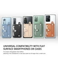 thumbnail image 3 of Qholemyo Adhesive Zipper Phone Wallet Card Case Stick On Holder For Back Of Smartphone, 3 of 3