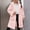01 Pink, variant on Hicidod Kids Fleece Jacket Hooded Faux Fur Long Winter Sherpa Coats Fashion Solid Soft Cozy Thick Warm Girls Outerwear