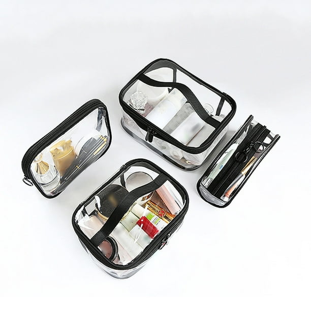 Pochette Transparente Portable De Voyage De Maquillage De Sac De
