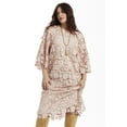 thumbnail image 2 of June & Vie Women's Plus Size Bell-Sleeve Lace Midi Dress, 2 of 4