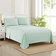 thumbnail image 2 of Sweet Home Collection 1800 Series Bed Sheets - Extra Soft Microfiber Deep Pocket Sheet Set - Mint, Queen, 2 of 6