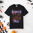 thumbnail image 2 of PAVIG All Booked For Fall Shirt, Bookish Ghost Halloween Garment-Dyed Tee, 2 of 8