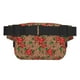 thumbnail image 3 of Fotbe Rose Mix Leopard 1 Cangurera Cuadrada con Estampado de Doble Capa, Bolsa de Cintura Ajustable Mini para Hombres y Mujeres, 3 of 9