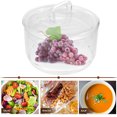 thumbnail image 3 of Salad Bowl Transparent 1Pcs 4.3x3.9in High Borosilicate Glass, 3 of 9