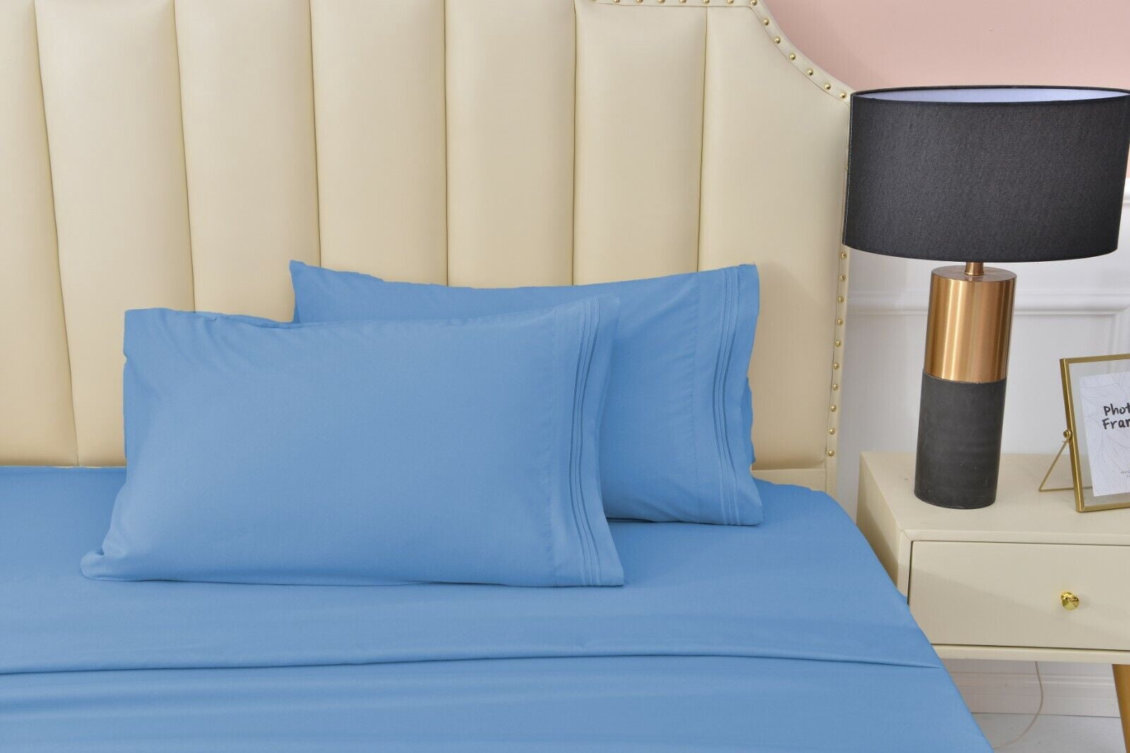 Home Goods Luxury Bamboo Sheet Set Soft Hypoallergenic Deep Pocket 4 Pc Set