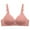 Pink, variant on DPTALR Womens Dailywear Bars Embroidered Glossy Comfortable Breathable Bra Underwear No Rims