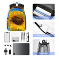 thumbnail image 5 of Fotbe Blue Sky Sunflower Lightweight Casual Laptop Backpack for Men and Women, Daily use Waterproof backpack, Backpack for College, 5 of 7