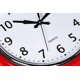 thumbnail image 3 of Retro Wall Clock 10 Inch Red Kitchen 50's Vintage Design Round Silent Non Ticking Battery Operated Quality Quartz Clock, 3 of 5