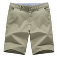 thumbnail image 1 of Diufon Men's Athletic Shorts Cotton Linen Drawstring Waisted Outdoor Sport Shorts Spring Summer Shorts with Pockets, 1 of 6