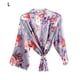 thumbnail image 4 of Sonducket de noche de satén para dama de honor, patrón de boda, fiesta nupcial, regalo, ropa de dormir, disfraz para el hogar, viaje Disfraces de disfraces gris azul L, 4 of 6
