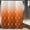Orange Ombre, variante sur Rideau de Douche à Coups de Pinceau Aquarelle Jaune - Design Géométrique Abstrait Contemporain, Tissu Imperméable, Comprend des Crochets, 72 Pouces L X 84 Pouces L, Parfait pour des Salles de Bain Lumineuses et Joyeuses, Ajoute Chaleur et Élégance