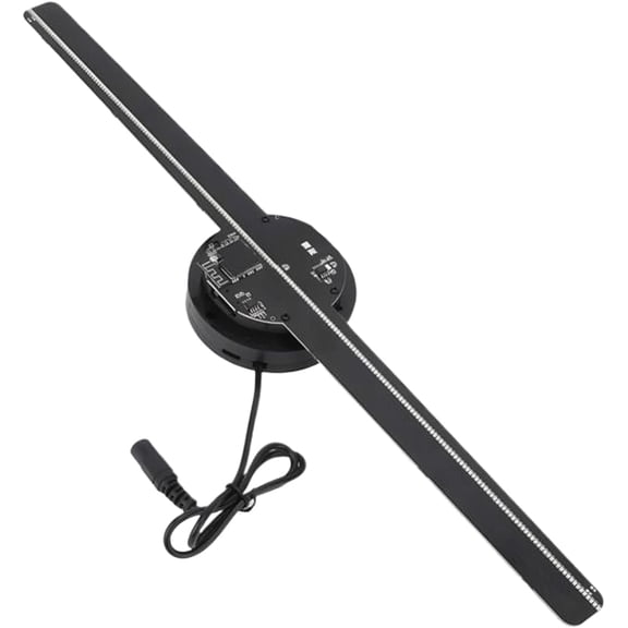 Hologram Fan - 16.5-Inch Plug In Video Projector | LED 3D Hologram Fan with WIFI and App Control for Nightclub, Trade Show, Museum, Event, Exhibition, Stage, Performance, Wedding
