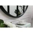 thumbnail image 5 of Metal windowpane mirror 28 inch in in x 28 inch in in Black, 5 of 7