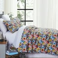 thumbnail image 1 of Meadow Field Oversized Premium Collection Quilt Set, 1 of 4