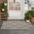 thumbnail image 4 of Nourison Aloha Indoor/Outdoor Charcoal 2'8" x 4' Area Rug (3x4), 4 of 9