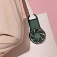 thumbnail image 5 of Mini Handheld Fan, Portable Personal Cooling Fan with Carabiner Clip, Rechargeable 3 Speed Buckle Hand Fan, Lightweight Pocket Size Hanging Buckle Fan, Battery Operated Small Hand Fan, Green, 5 of 5