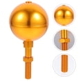 thumbnail image 1 of AURARMLET 1Pc Flagpole Finial Golden Aluminum Alloy Durable Weatherproof Topper for Flagpole, 1 of 5