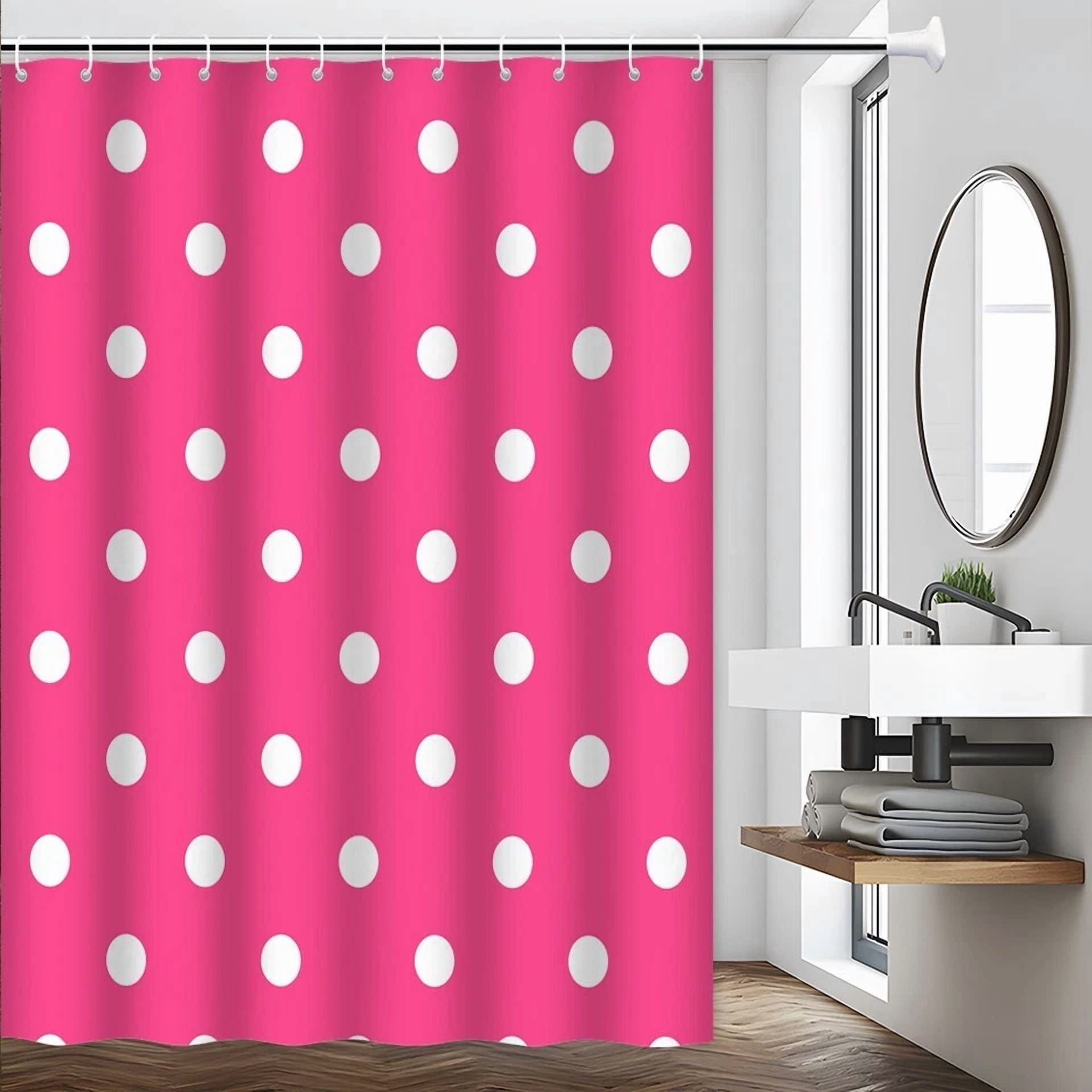 BUTTERFLY- 1Pc Shower Curtain -Polyester Fabric- 70.8X70.8 Inches With Hooks-1367Bl