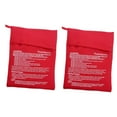 thumbnail image 3 of veasfak Microwave Potato Bag Baking Tool Kitchen Gadget Reusable Oven Rack Yam Pouch L, 3 of 9