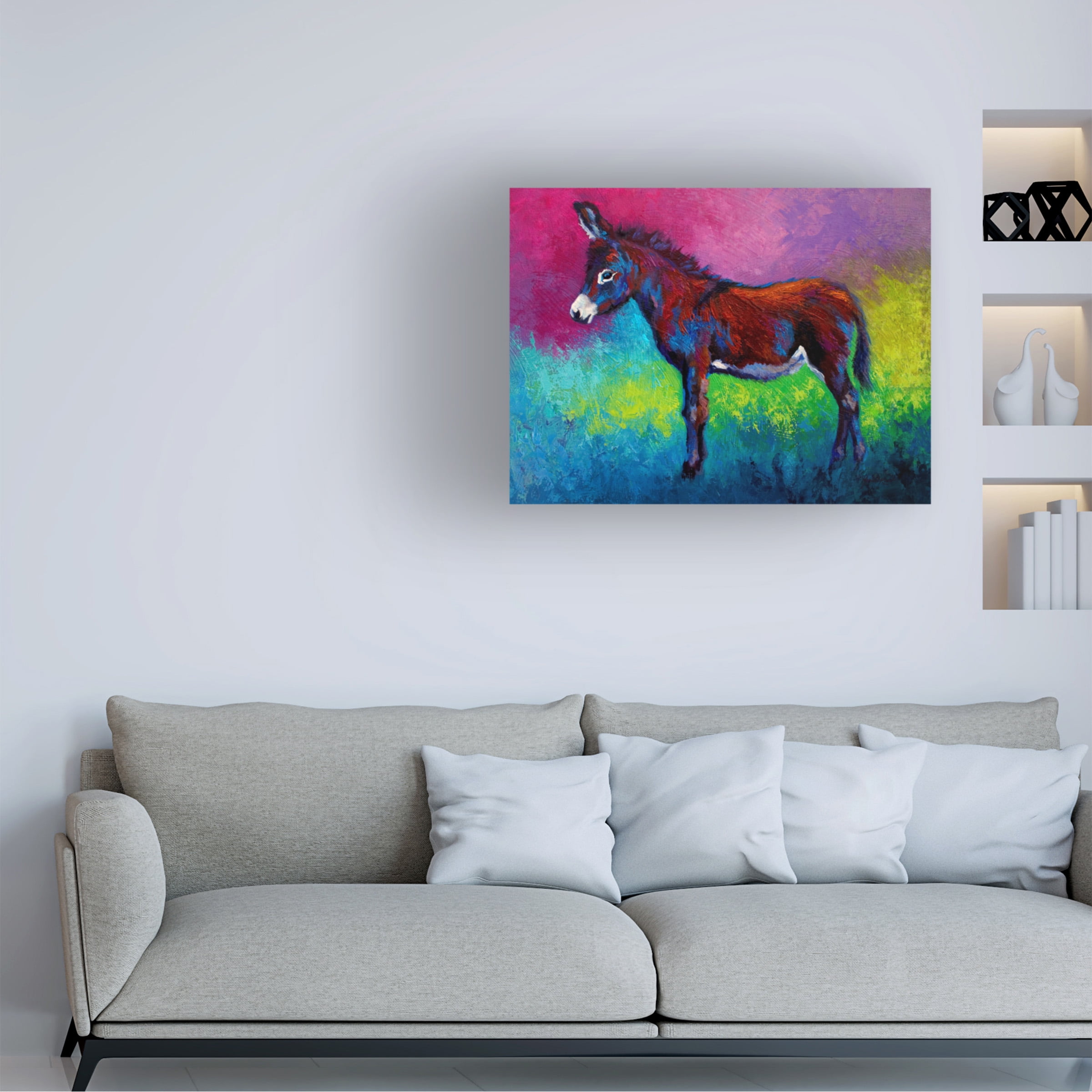 Marion Rose 'Donkey Jenny' Canvas Art