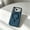 Darkblue, variant on For iPhone 18 Pro Clear Magnetic Phone Case, Strong Magnetic Wireless Charging Compatible, Hard PC Transparent Cover, Ultra-Slim Lightweight Anti-Scratch Drop Protection, Precise Fit,White