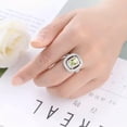 thumbnail image 5 of K-KED Girl Delicate Jewelry 925 Silver Filled Ring Cubic Zircon Wedding Ring Sz 6-10-7, 5 of 6
