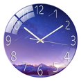 thumbnail image 4 of facefd Tempered Glass Quartz Silent Wall Clock Bedroom Decoration Shooting Star, 4 of 7
