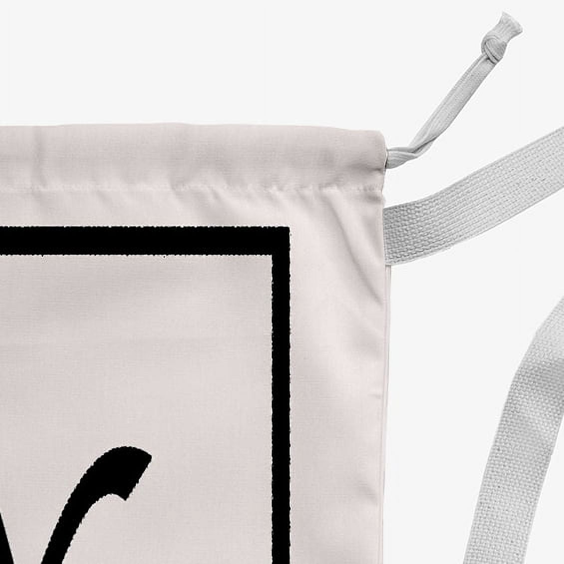 Simply Daisy Classic Monogram 18 x 29 inch X Laundry Bag