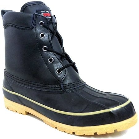 

Men s Duck Boots Leather Thermolite Waterproof Hiking Snow Shoes