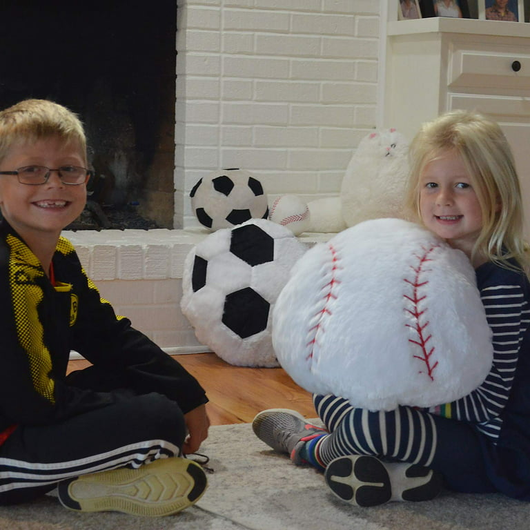 CatchStar Football Plush Toys Baby: Boy Stuffed Fluffy Stuff Pillow for  Kids Toddler