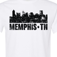 thumbnail image 4 of Inktastic Memphis City Skyline with Grunge T-Shirt, 4 of 5